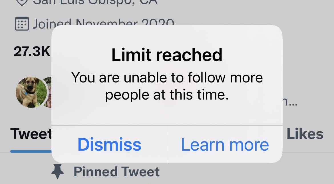 LoLoBabb1212's tweet photo. Why is twitter not allowing me to follow anyone?? Anyone else having this issue?! https://t.co/uuQORtwm4N