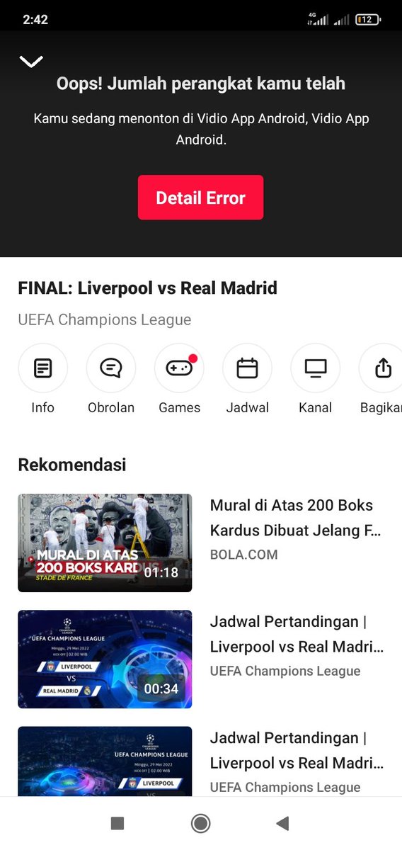 daniel_martin_s's tweet photo. Min @vidio pake platinum saya sampe September 2022 lho. Kok saya gak bisa nonton liga champions? Yg bener aja donk https://t.co/0tTtfDDbKk