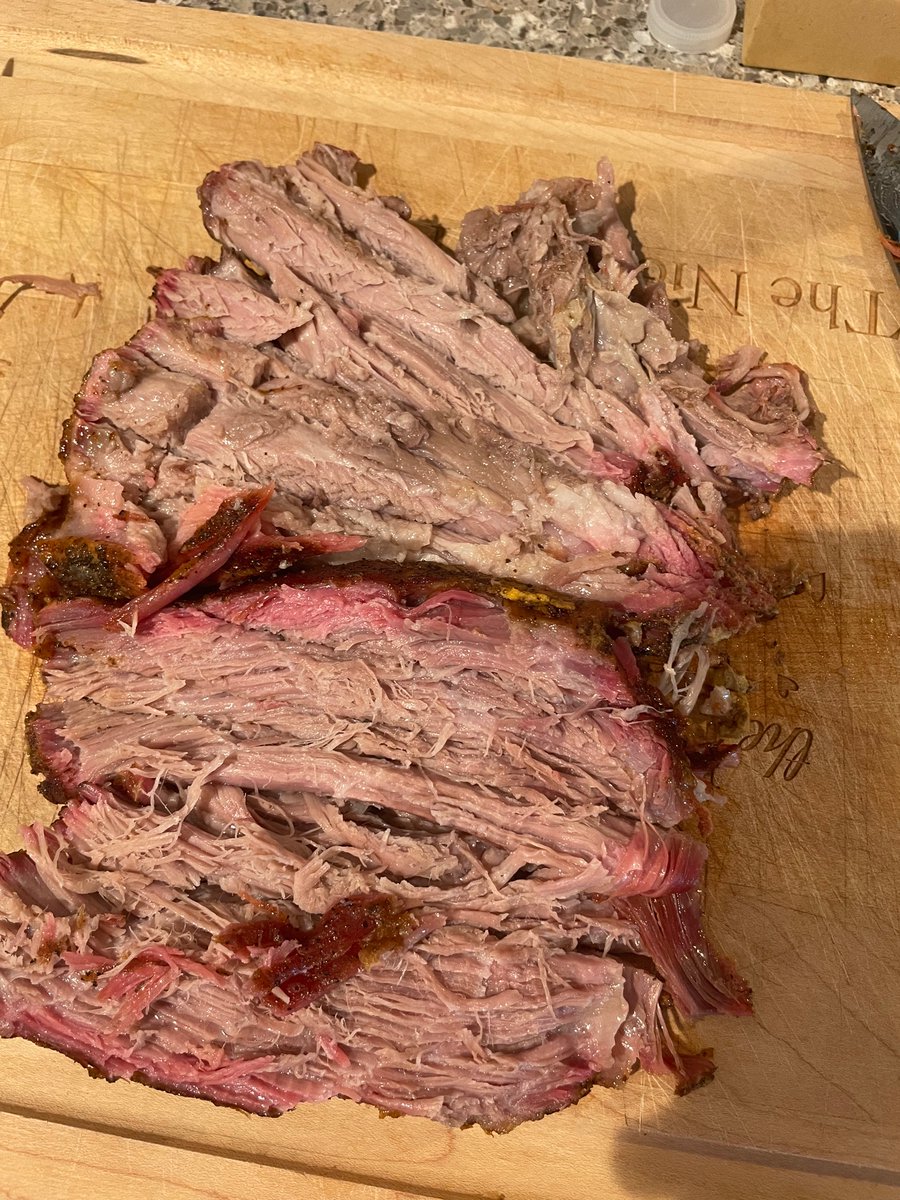 TJNbuilder's tweet photo. Pulled pork on the @PitBossGrills 8 hours at 200 #cheftodd https://t.co/uavNdMSU2b