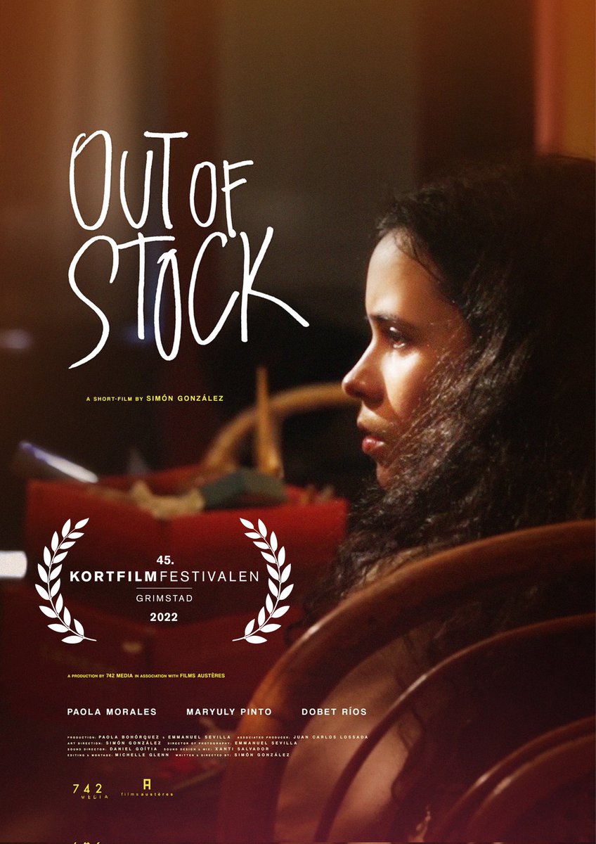 Lossadajuan's tweet photo. El corto @NoAiShortFilm #OutOfStock del joven trujillano residenciado en México @SimonAugusto20, producido por los jóvenes maracuchos @EmmanuelSevill y Paola Bohórquez será parte del 45° @Kortfilmfest, Noruega e integrará el programa para estudiantes de secundaria de ese país. 👏 https://t.co/mrmXgueCUl