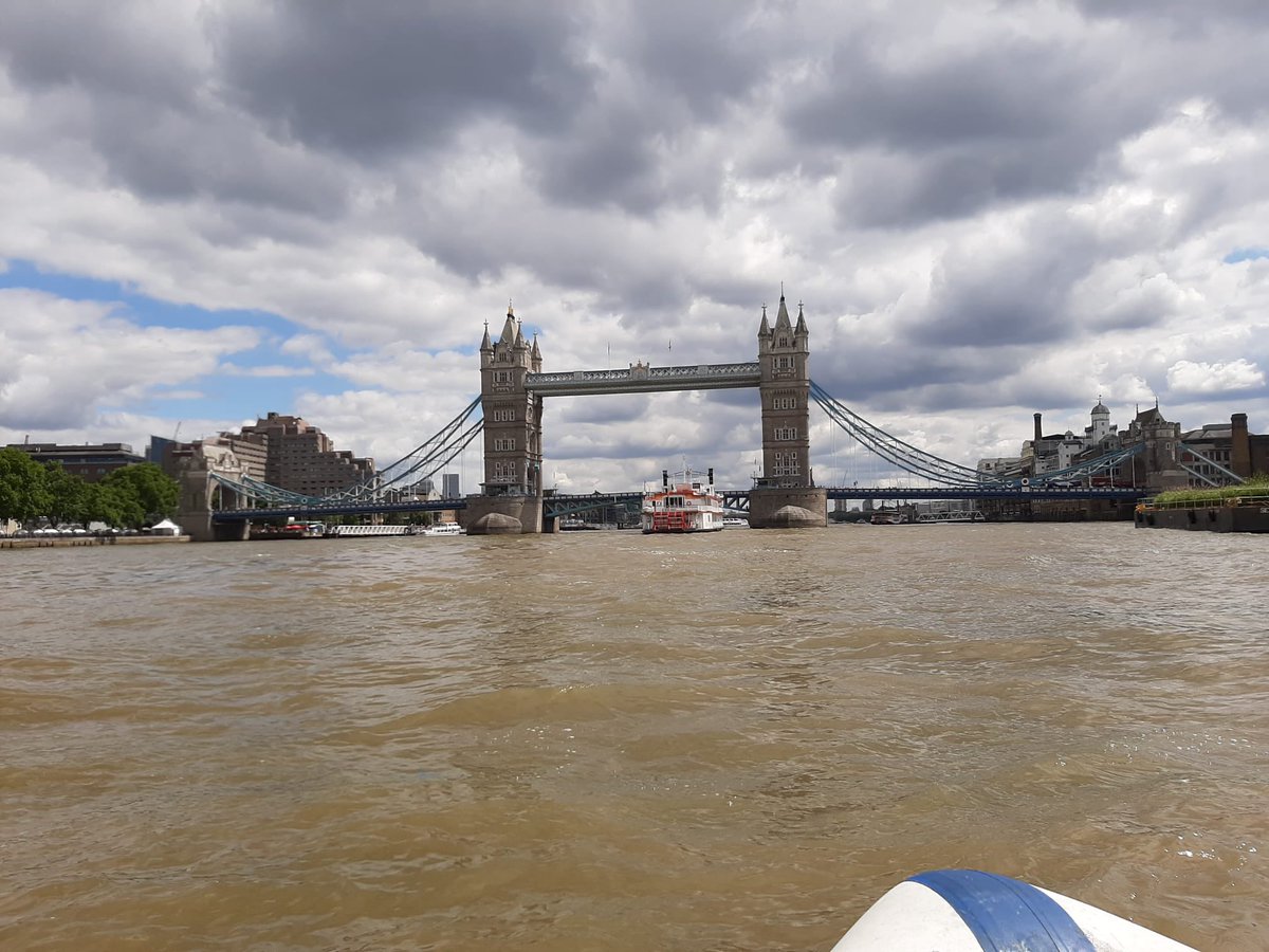 Providing some river familiarisation to members of a team planning to row down the River Thames and around the UK.