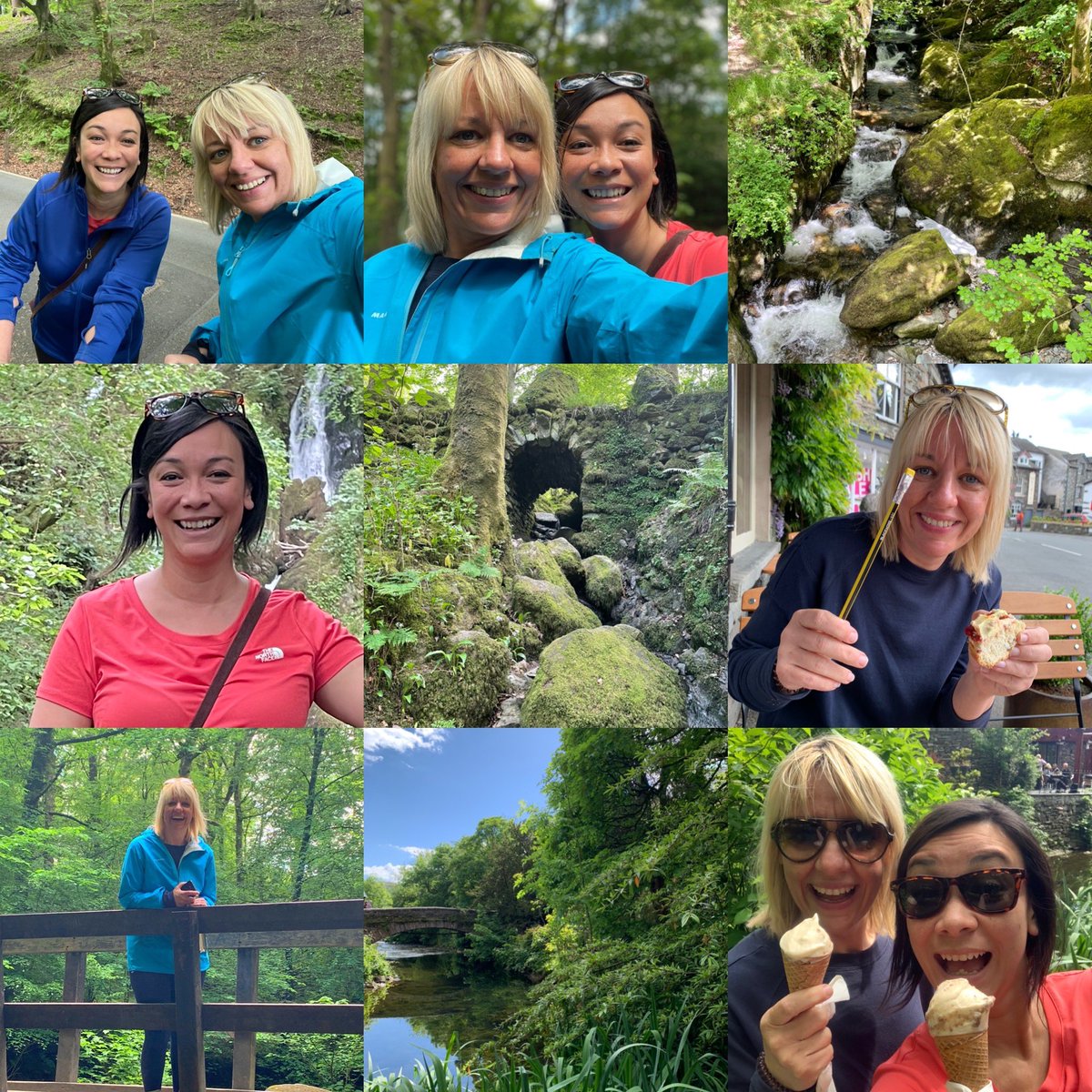 KimShutler's tweet photo. A gorgeous day in the #LakeDistrict with the best of friends 🥰❤️ #StockGhyllForce #Ambleside #Grassmere #Wellbeing https://t.co/B5cCF7i3MR