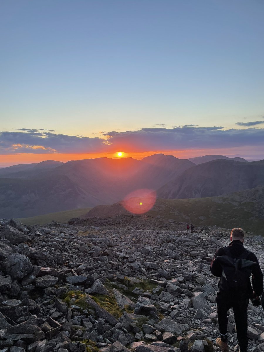 Scafell Pike summited (a few hours ago) #betterneverstops
