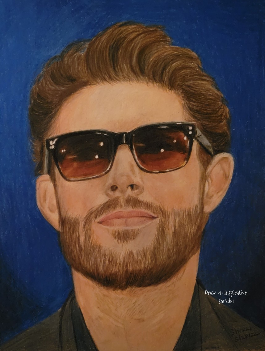 Jensen, colored pencils. #SPNFamily #theboysfanart #supernatural #supernaturalfanart @FangasmSPN @JensenAckles @WinFamBusiness @SuperWiki