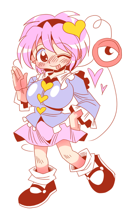 #東方Project #東方絵描きさんと繋がりたい #東方好きと繋がりたい #古明地さとり さとり様可愛い 