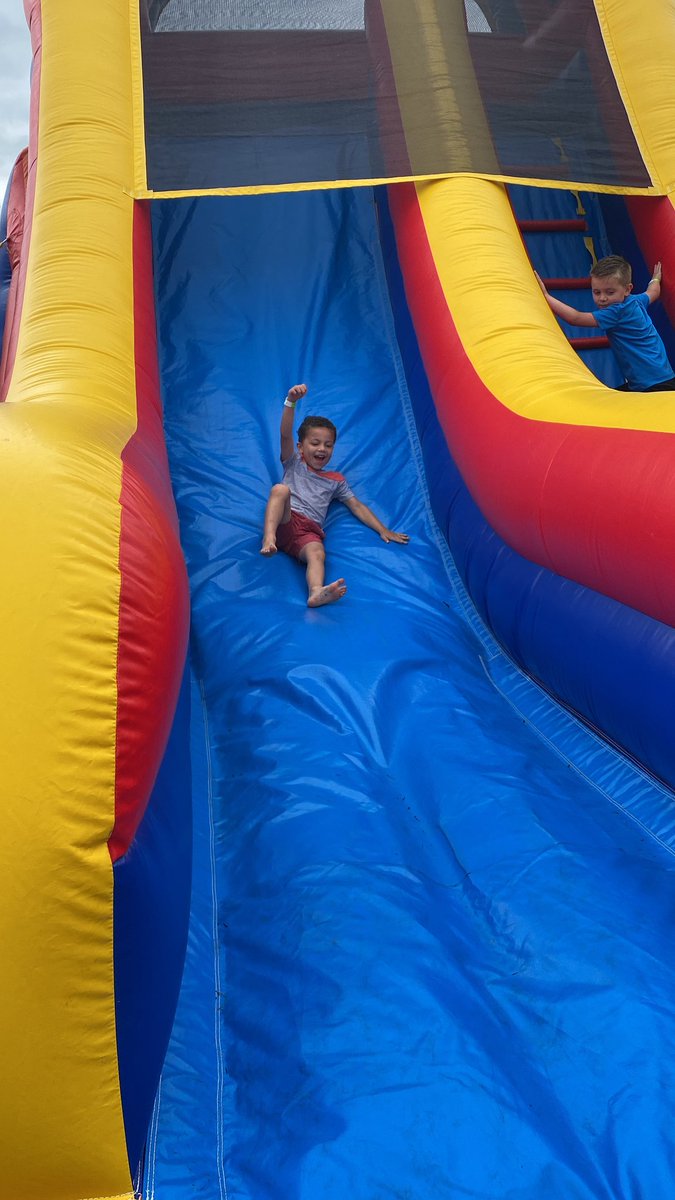 NickforIndiana's tweet photo. My family had a great time in Borden, Indiana at the Star Valley Strawberry Festival with @ClarkCountyDem. While I was engaging with the community, my family was enjoying festivities. #Pathwaytopurpose #StarValleyStrawberryFestival https://t.co/7AEgsO7dva https://t.co/ouFwhr1P5s