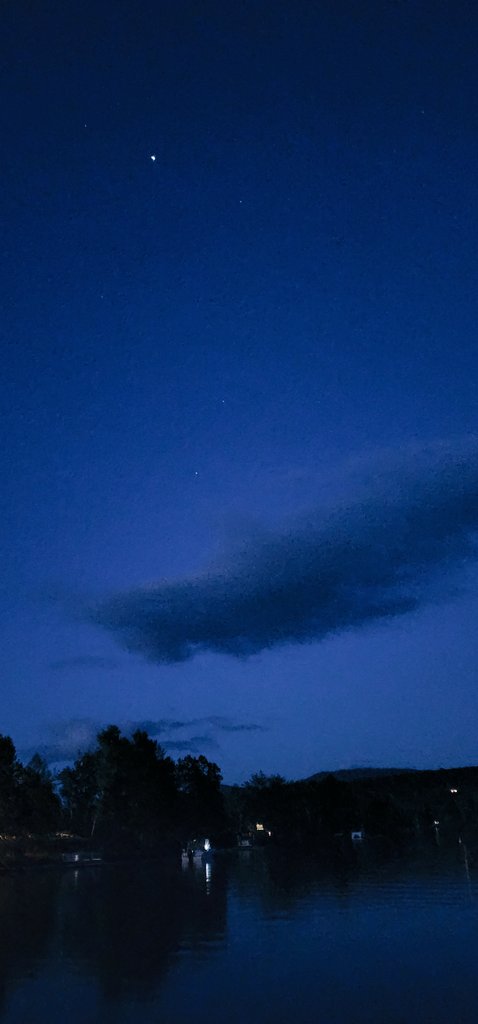 Great night to watch the #InternationalSpaceStation go by in #Rangeley #maine