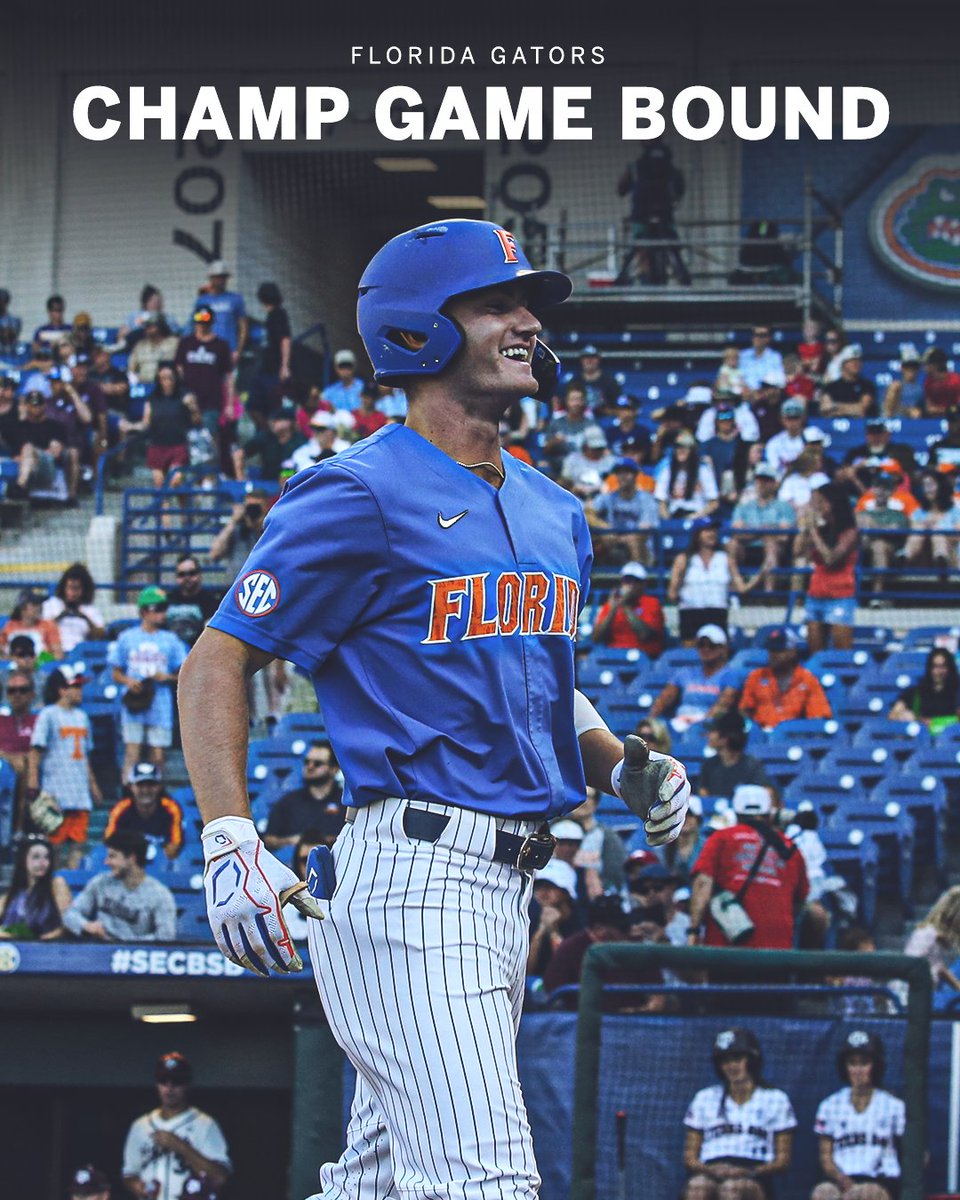 SECNetwork's tweet photo. SEC Tournament championship bound 🏆

@GatorsBB https://t.co/3g23ttOPxD