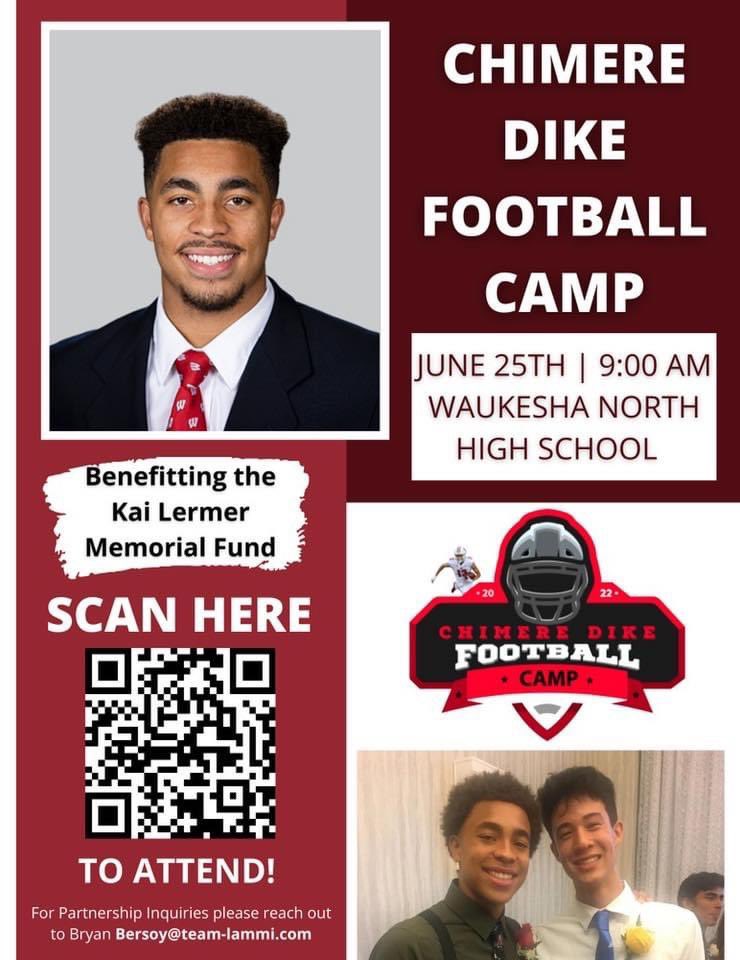 NorthStarSnC's tweet photo. If you want to sign up for @chimdk11 football camp on June 25th. https://t.co/rrpA4FrAnw