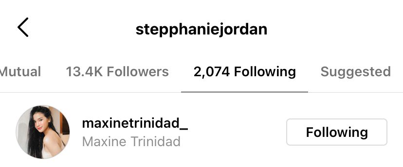 TeamMaxStephOFC's tweet photo. Stephanie is now following Maxine on Instagram!! STOP MEEEE ๐๐งก
#MaxSteph #MaxineTrinidad #StephanieJordan https://t.co/11BQPhrKnX