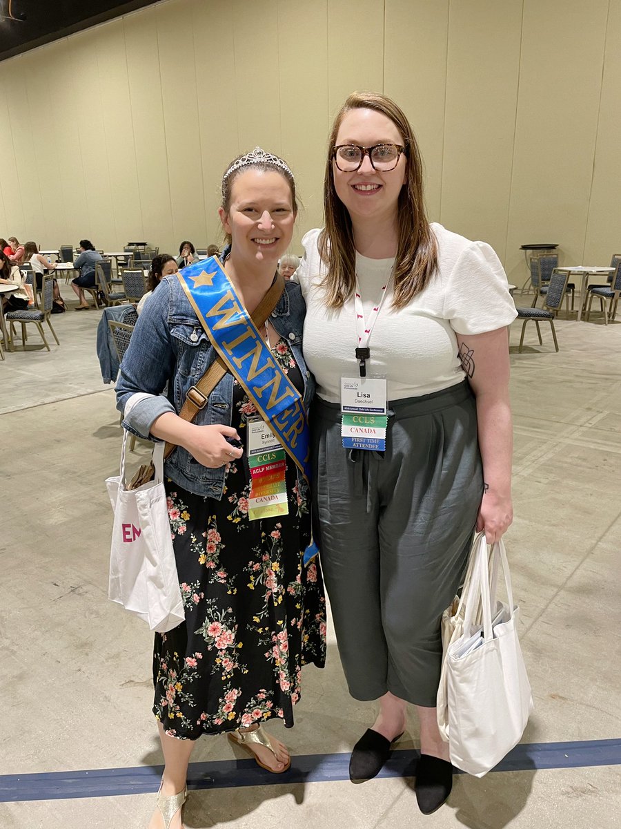 I am so excited I was able to reconnect with my internship supervisor <a href="/ChildLifeEm/">Emily Synnott</a> at the ACLP conference after not seeing each other for 7 years! She taught me so much and I would not be where I am today if it wasn’t for her guidance and support #childlife <a href="/AssocChildLife/">ACLP</a>