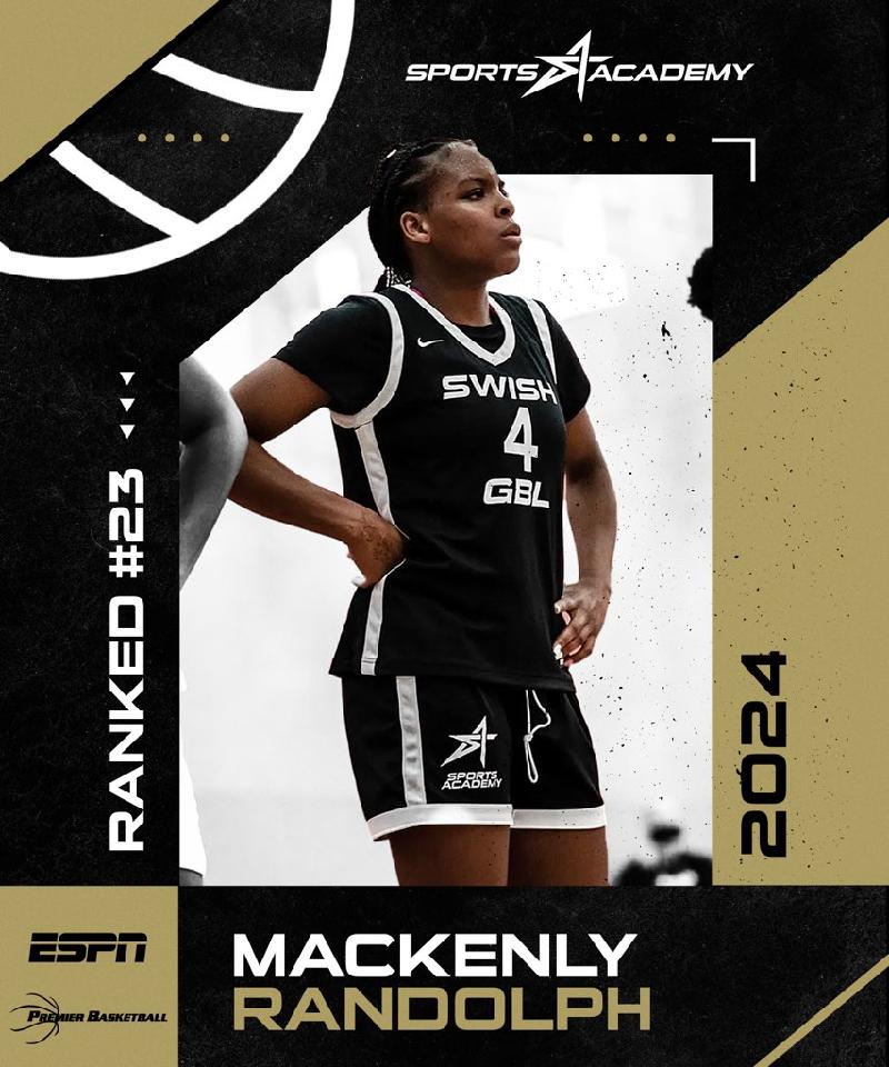 SASwishHoops's tweet photo. Congratulations to Mackenly Randolph for being acknowledged by @espnw & @pbrhoops as the #23 ranked player in the class of 2024!!
#sportsacademyswishgbl #nike #espn #espnw #pbrhoops
@DV3__ @MattyK31 @AllCaliBasketb1 @Wootten_Camp @pollonpreps @Dave_Yapkowitz @latsondheimer https://t.co/EGAAZvs8mw