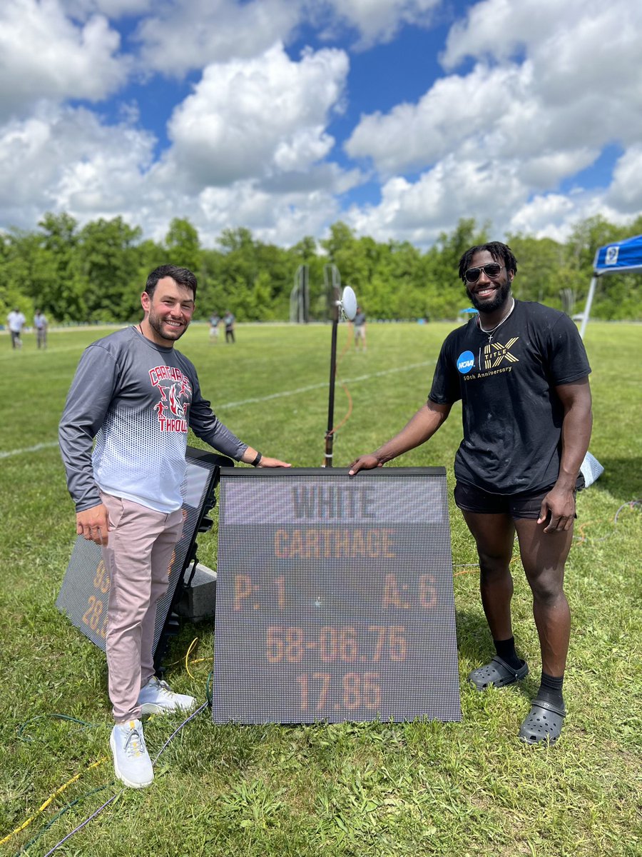 Carthage_MXCTF's tweet photo. 2022 National Championship by the numbers…2 Athletes, 4 Events, 1 National Champion, 1 National Runner-Up, 3 All-Americans, and a 9th Place Team Finish. #GoBirds 🔥🦅🔥 https://t.co/V6NXxwnd3r