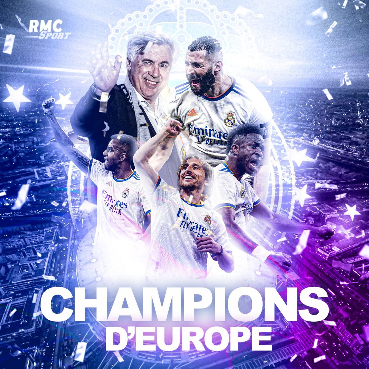 RMCsport's tweet photo. 💫 POUR L'ÉTERNITÉ !

🏆🏆🏆🏆🏆🏆🏆🏆🏆🏆🏆🏆🏆🏆 #UCLfinal @realmadrid https://t.co/cQx04dGirV
