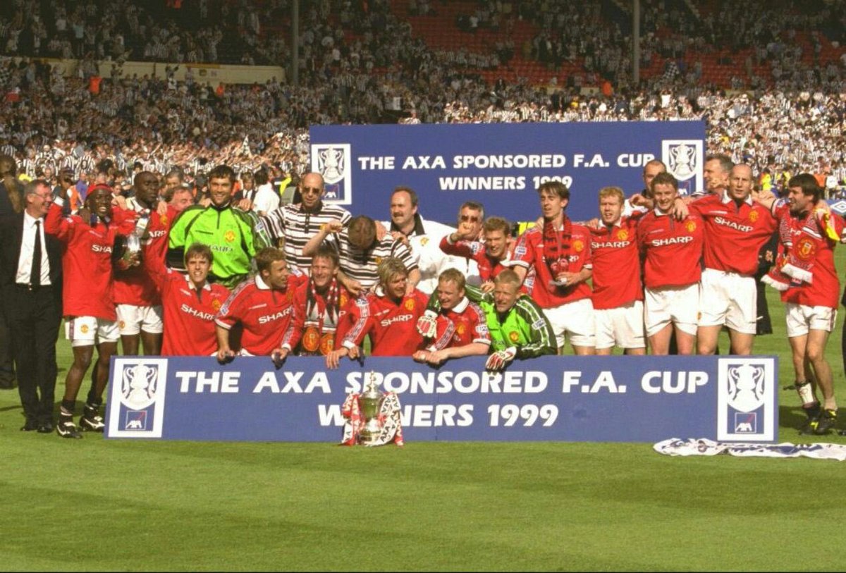 WayneSBarton's tweet photo. I suppose an FA Cup and League Cup *does* make this Liverpool team better than the Manchester United treble team.😂

5 months of having to listen to it.

Maybe now, a little respect for what @ManUtd did in 1999, instead of trying to say any old team is better than them. https://t.co/goCva6ywJS