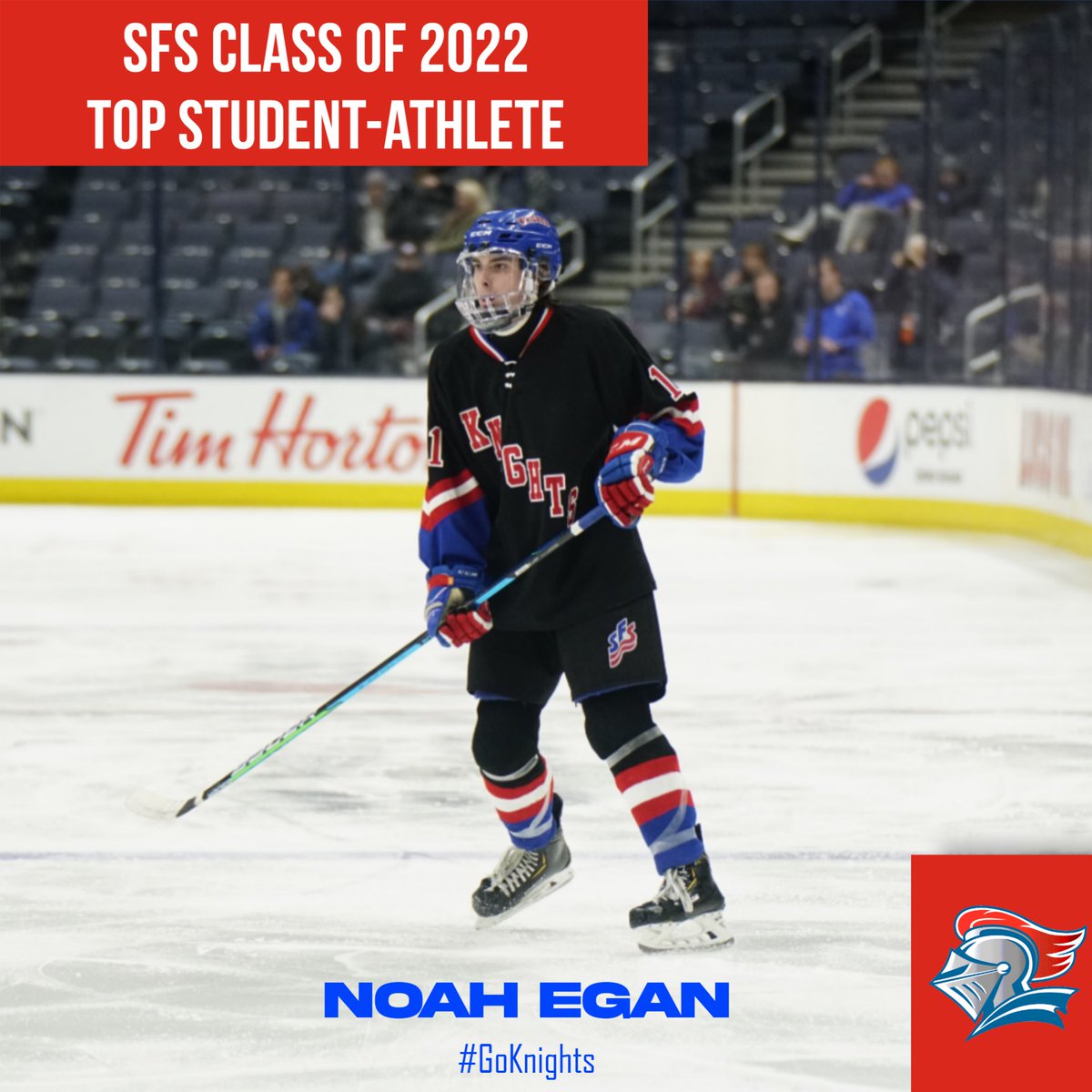 SFSAthletics's tweet photo. .@SFSKnights Class of 2022 Top Student-Athlete as voted on by the @SFSAthletics varsity head coaches is Noah Egan! #GoKnights https://t.co/WgaO79hfC0