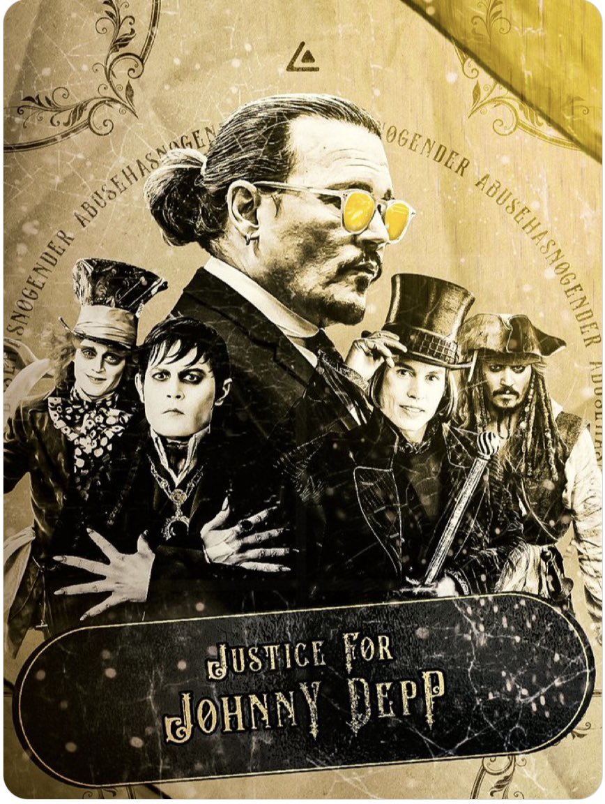 #JusticeForJohnnyDepp 🖤