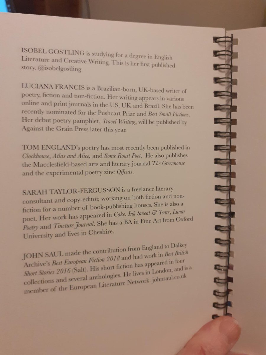 Sarah Taylor-Fergusson (@sarahtfergusson) on Twitter photo New poem 'Goodbye Went Out with that Equinox Tide' in Confingo 17, out now. <a href="/Confingo/">Cōnfingō Publishing</a> Short biog. New poem 'Goodbye Went Out with that Equinox Tide' in Confingo 17, out now. <a href="/Confingo/">Cōnfingō Publishing</a> Short biog.