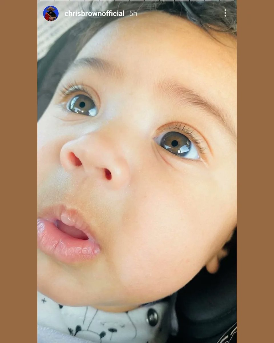 brownsclip's tweet photo. Chris Brown posted his daughter Lovely Brown to his Instagram stories  May 27, 2022
#teambreezy #chrisbrown #lovelybrown https://t.co/MpVRPMzPBO