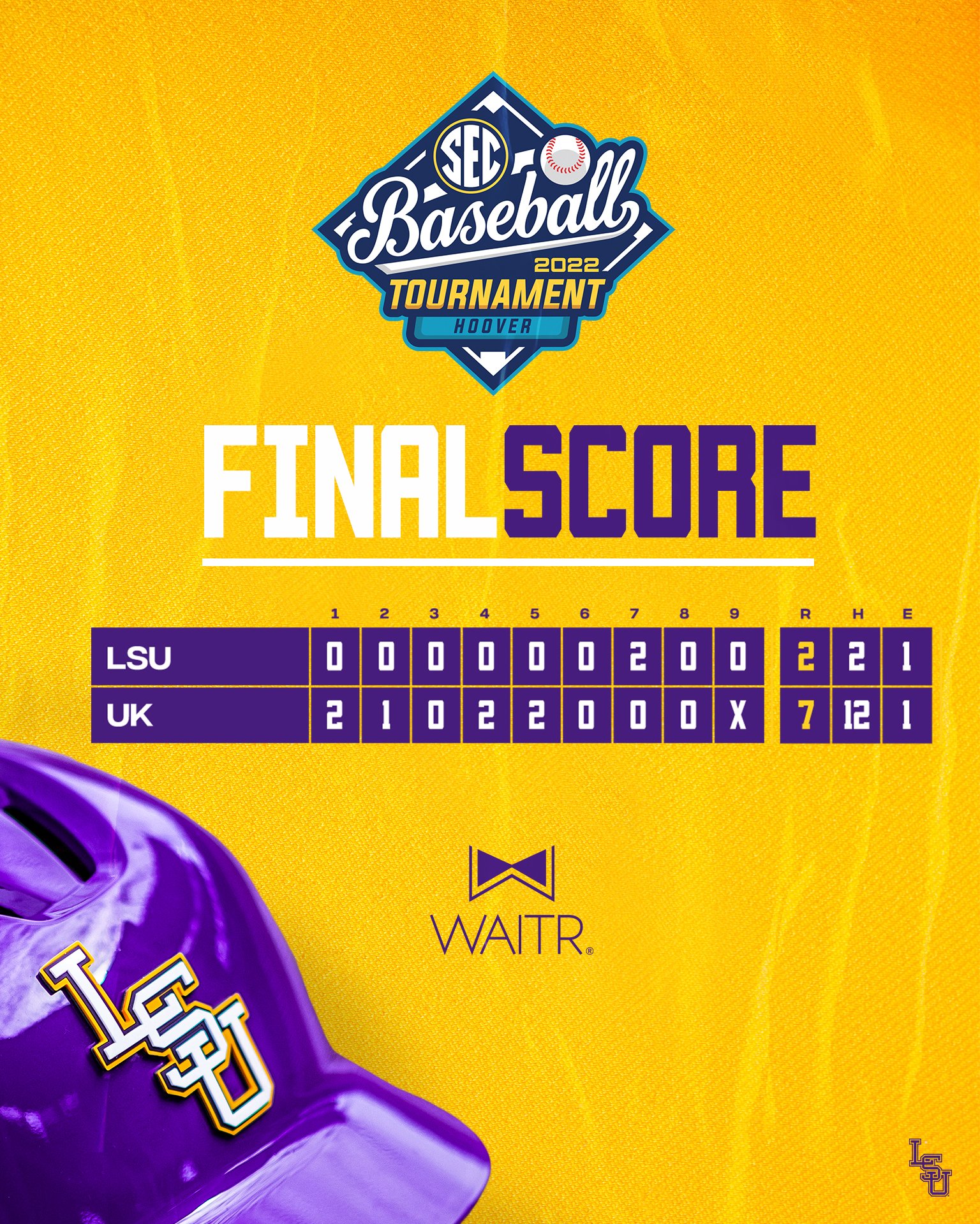 LSU Baseball on Twitter "Final from Hoover https//t.co/4JQ6sZRdDY