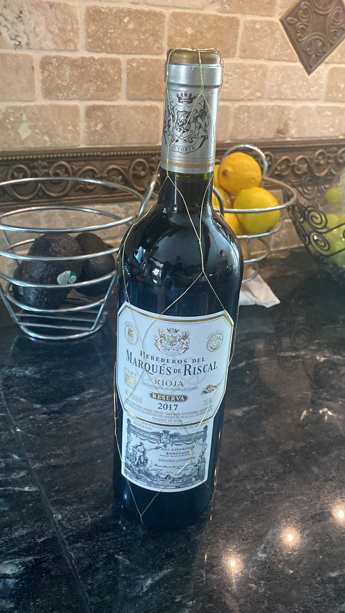 blackgold_pro's tweet photo. @marquesderiscal on recommendation of Jose we’re looking forward to a great wine. I met Jose in Houston during a ride to IAH via Uber. Thank you. https://t.co/301dI90xsW