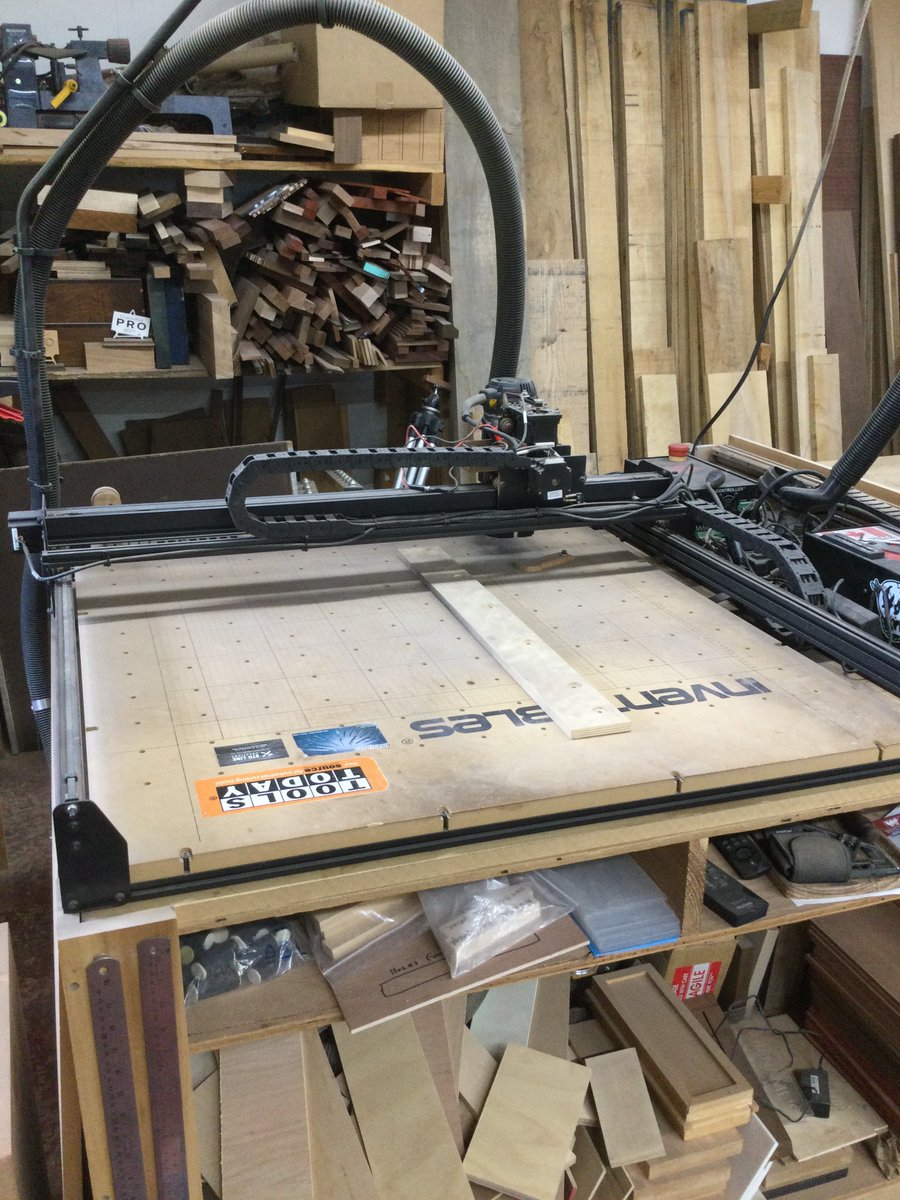 StephenRLee's tweet photo. Finally sold one of our old CNC machines. More room for new stuff!!
#cnc #woodworker #inventables https://t.co/ZQqyrtXwAf