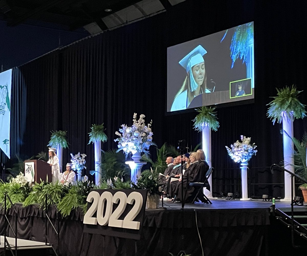 EvanaFretterd's tweet photo. Congratulations @raygiaccone @PRESTONROBERTS0 for two fantastic speeches! Preston it has been an adventure and I am proud of you! Ray you brought tears to my eyes with your words. It is I that thanks you for always giving it your all! Love you! @FlaglerSchools @FPCSGA https://t.co/LEhBFAmLqk
