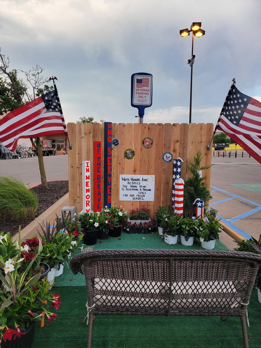 monseadams's tweet photo. Memorial day Honoring Spot at The Home Depot store #3909 https://t.co/17KJRY9Nmo