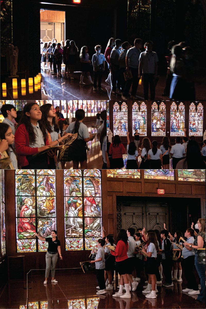 gelmanmuseum's tweet photo. Thank you Pharr Oratory of St. Philip Neri School System for visiting the museum! 
The Gelman Stained Glass Museum is open to school field trips! Plan your school's visit today by visiting https://t.co/oGUjv2LhLE or calling us at 956-601-0838.
#gelmanmuseum #fieldtrip https://t.co/TtphpT4cRj