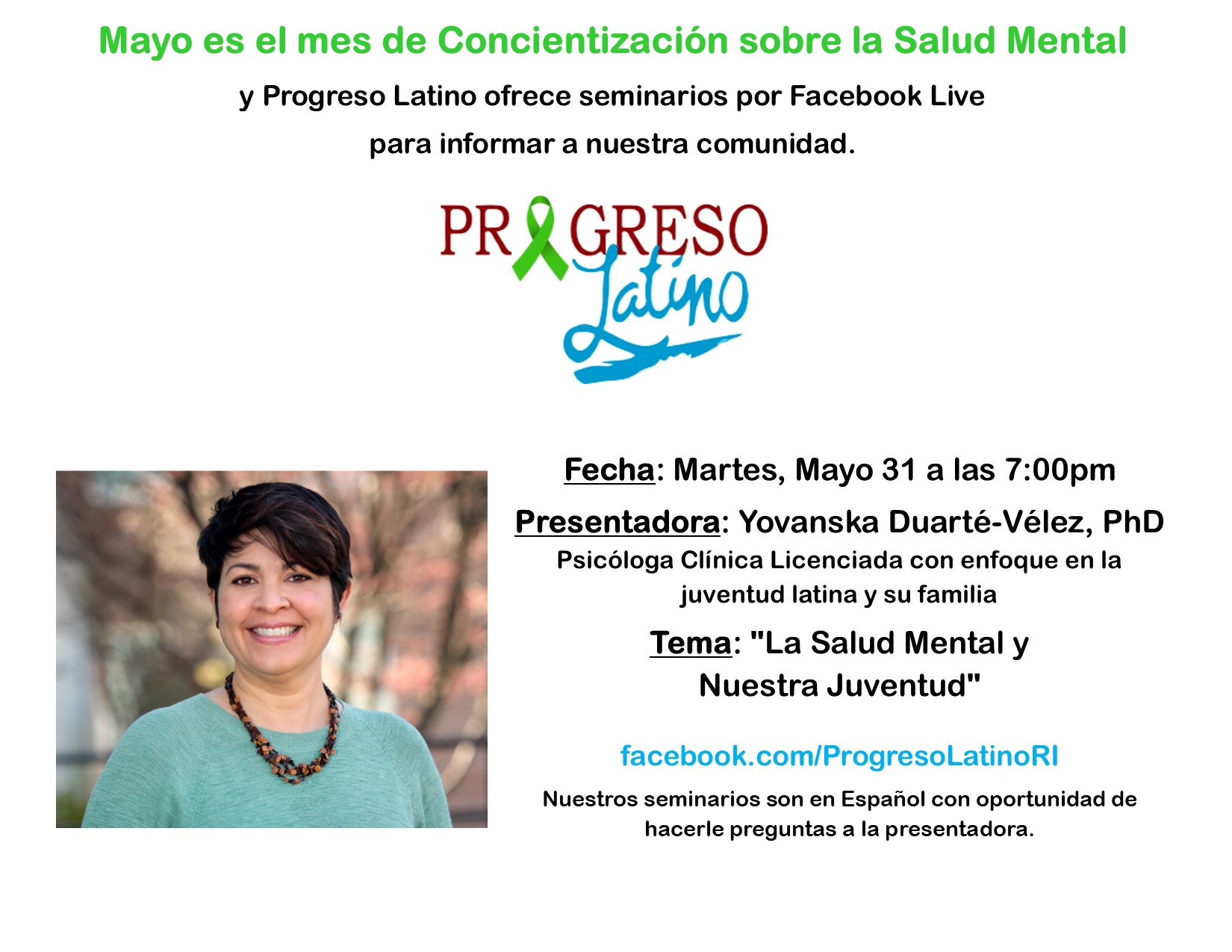 Progreso Latino Inc. on Twitter "Únase a nosotros este martes (no