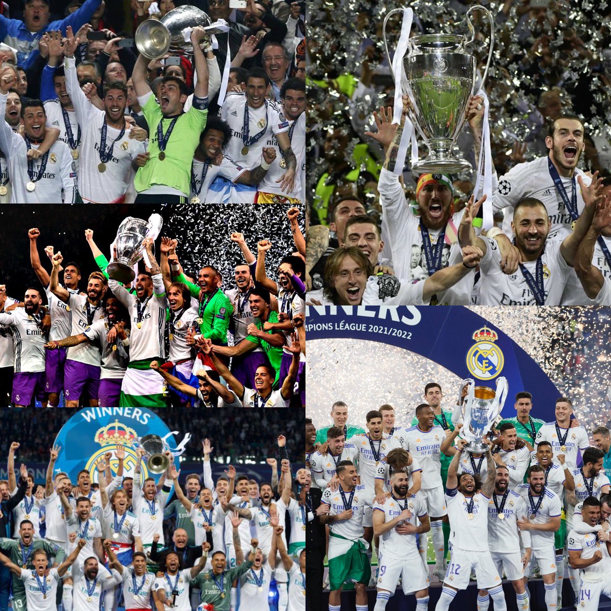 🔁 RT si tu equipo ganó 5 Champions en 8 años