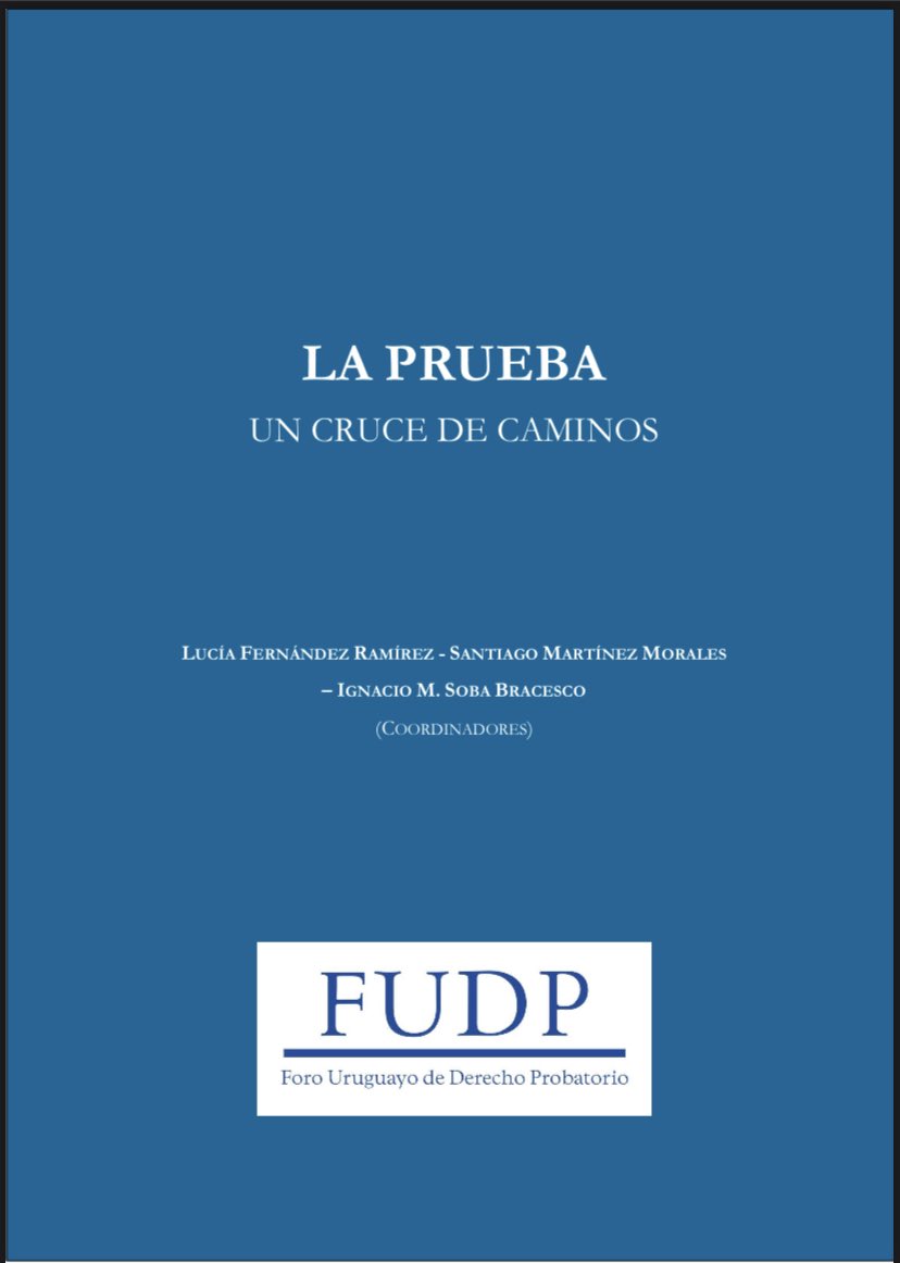 FProbatorio's tweet image. Ultimando detalles para enviar a la editorial @ijeditores ! 

Pronto, en el marco de las celebraciones por el 2do. aniversario del Foro Uruguayo de Derecho Probatorio: “La prueba. Un cruce de caminos”. 

(será eBook, de acceso libre).