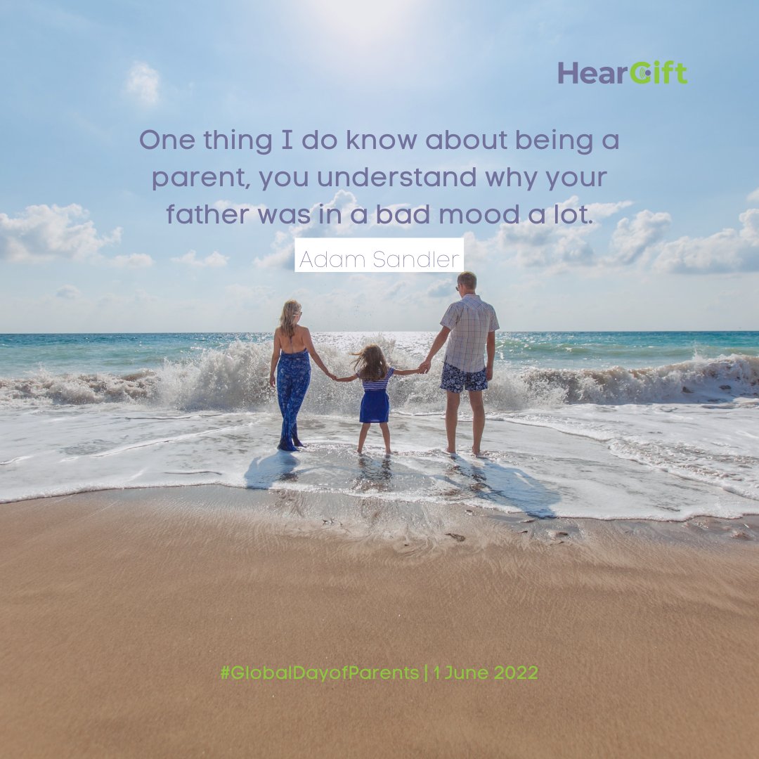HearGift's tweet photo. Today is the #GlobalDayofParents. The Day honours parents throughout the world. This is  an opportunity to appreciate all parents in all parts of the world for their selfless commitment to children and their lifelong sacrifice towards nurturing this relationship. 💕 https://t.co/QfBEXieq8t