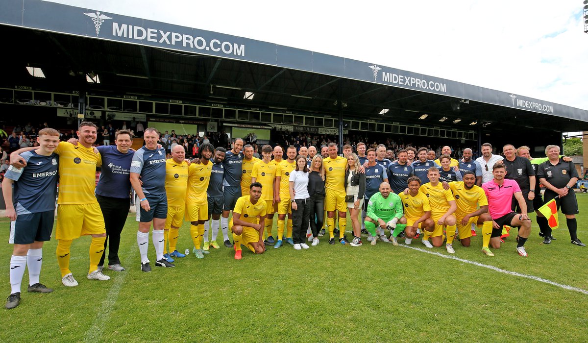 All the shirts from today's game have been signed and will auctioned off online next week