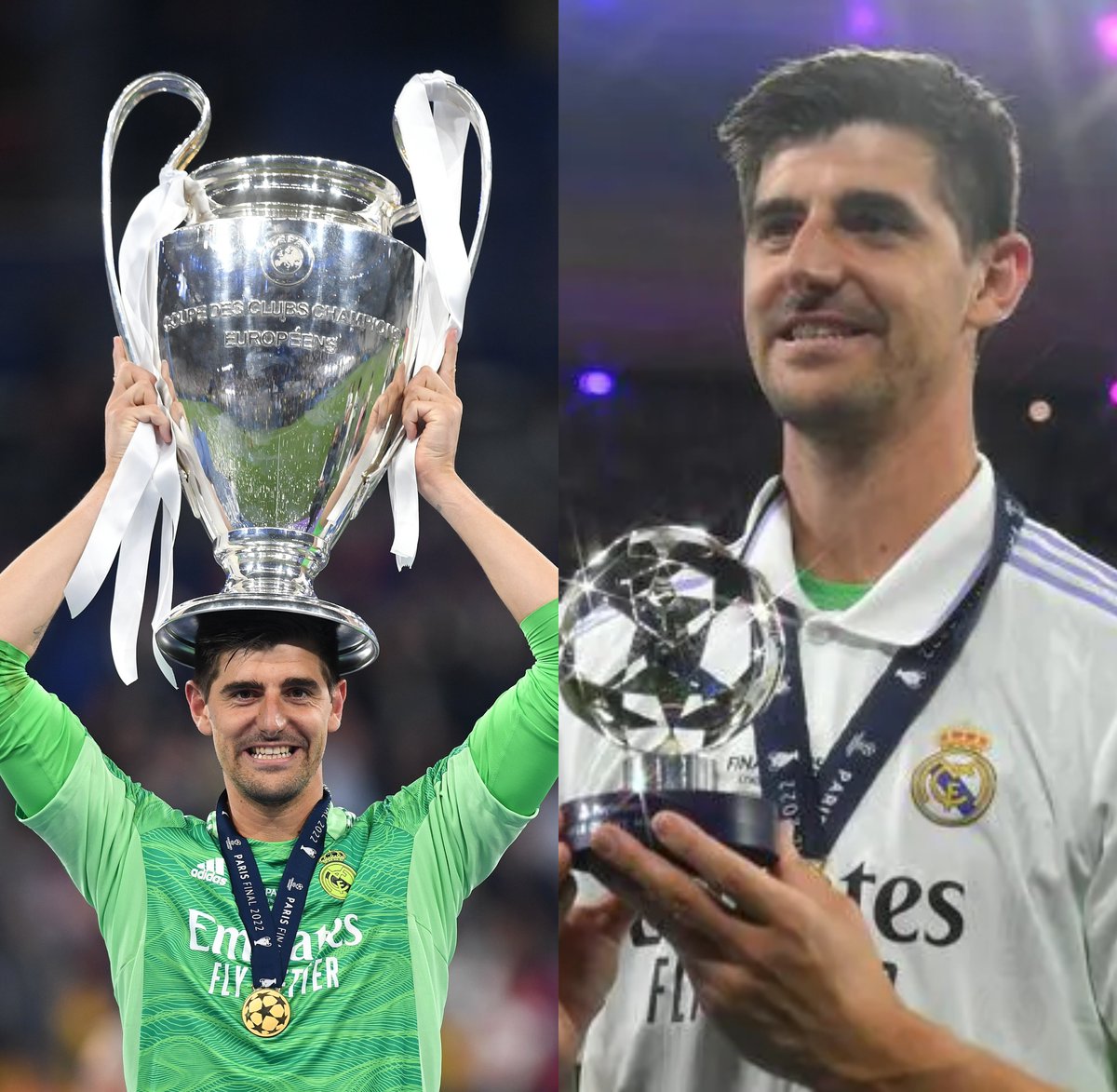 Nunca antes había sido tan fácil elegir al ganador del premio MVP de una final. La UEFA Champions League de Thibaut Courtois. Gracias a él, el madridismo está de fiesta. SU GRAN NOCHE.