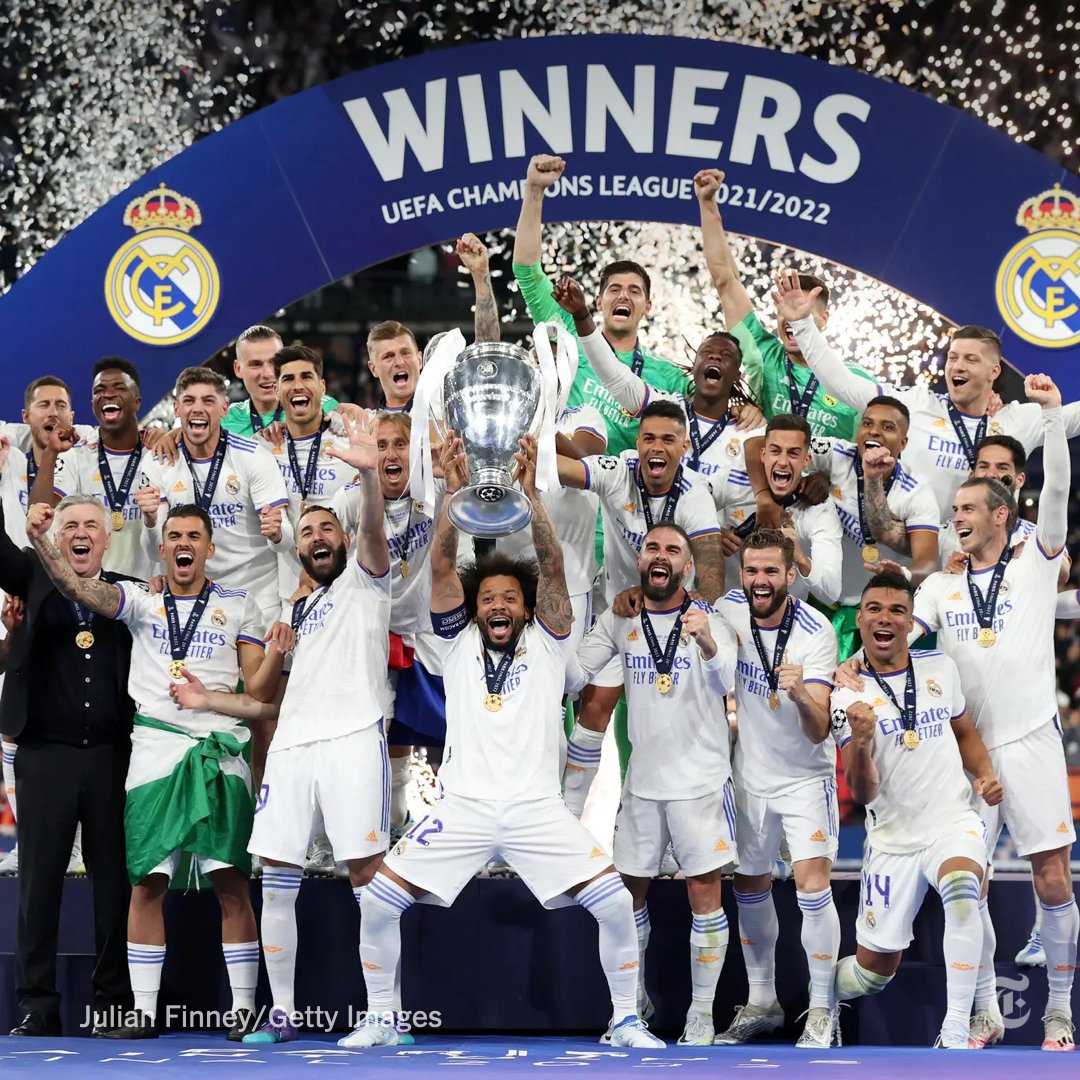 There was no final miracle for Real Madrid in the Champions League final, no extraordinary encore. There was just an exact, painstaking plan, executed to perfection — one that ended with a 1-0 victory over Liverpool and a 14th European Cup. nyti.ms/3NZ1zuH