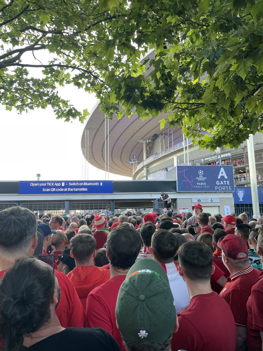 The charge at Gate A that caused it to be shut was a gang of locals. It was an absolute shambles. Not prepared, no common sense, no authority. And ultimately very, very dangerous.