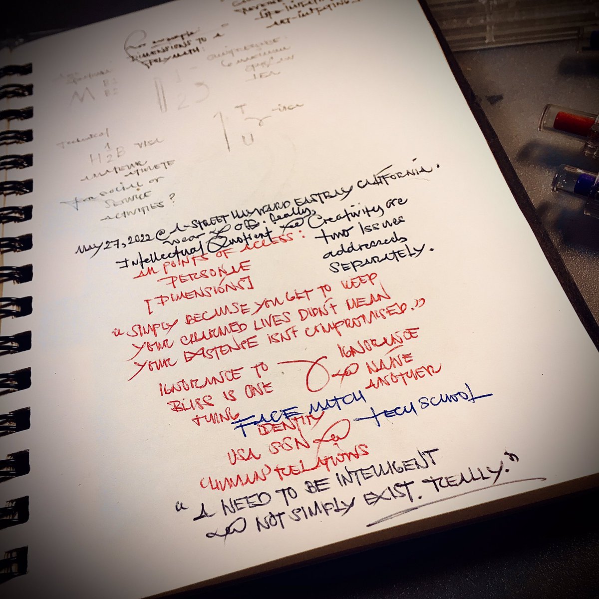 M17_Lpunzalan's tweet photo. 52822. “Time is telling in deed, askance nor therefore…

[break]

…(passively) ‘da active participation or #ISM to create. In urban speak often toggled w/ innovate. #Intellectual #Property must be intelligent not complicated: #past #participle.

#Condescending 🎶 Data #NFT #ETF https://t.co/1d6jsI2ovz