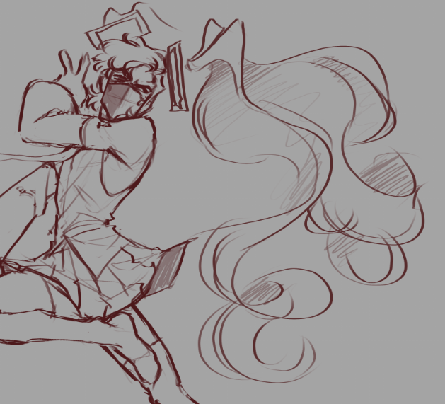 初音ミク 「should i,,. give him the pigtails 」|ANDY!!! is trying his bestのイラスト