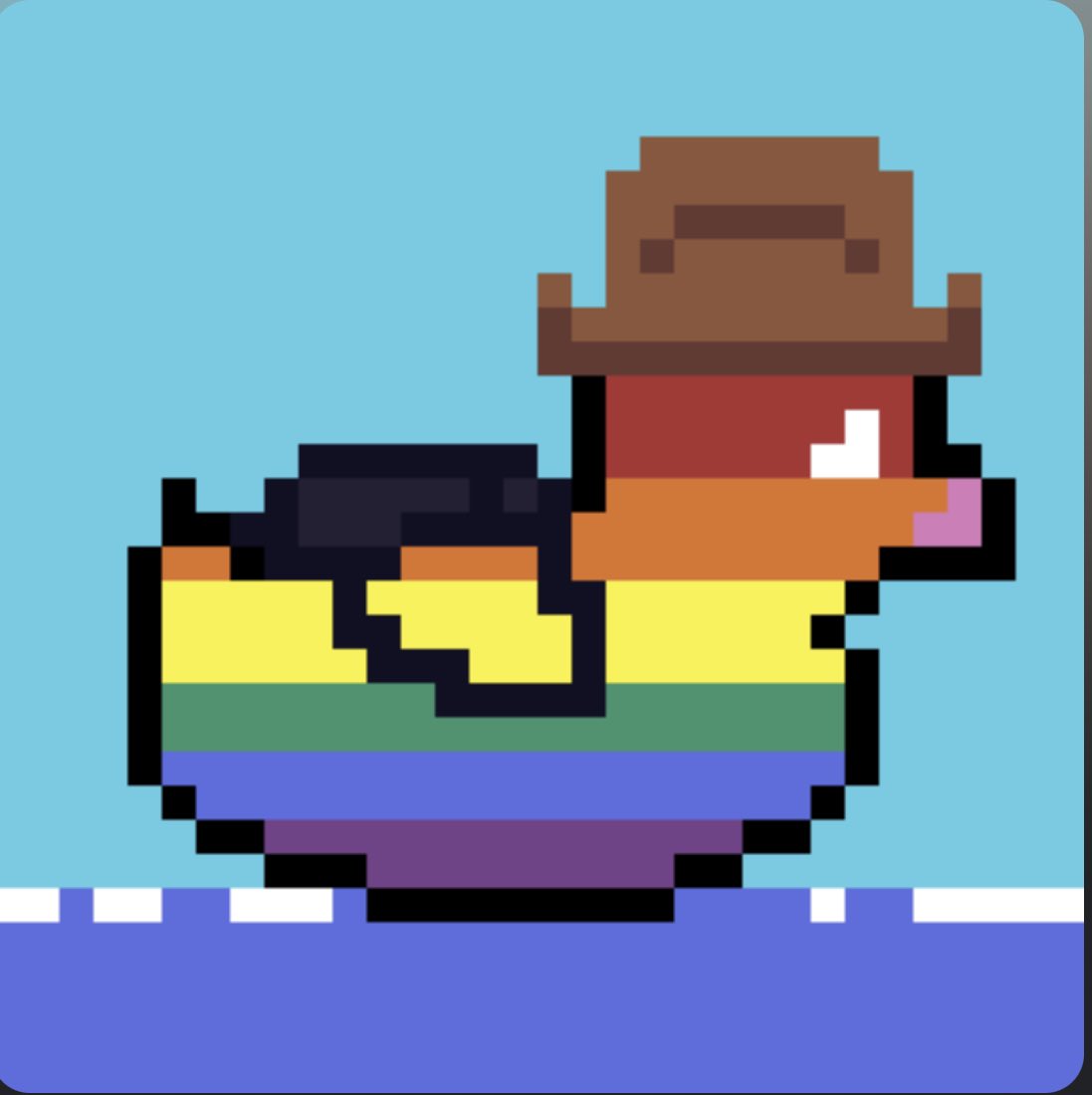 InclusiveDuck's tweet photo. @CryptGem LGBTQ ducks?! https://t.co/XTNiLNQkZK https://t.co/qK9zV7NABK