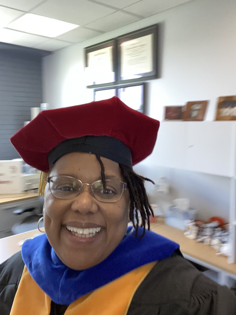 DrCABerry's tweet photo. Commencement done, on my couch and not moving until Tuesday. #PurposefulProfessor #RoboticsQueen #DrSTEM #NoireSTEMinist #MySTEMIsForTheStreets https://t.co/bQV1N3L4ew
