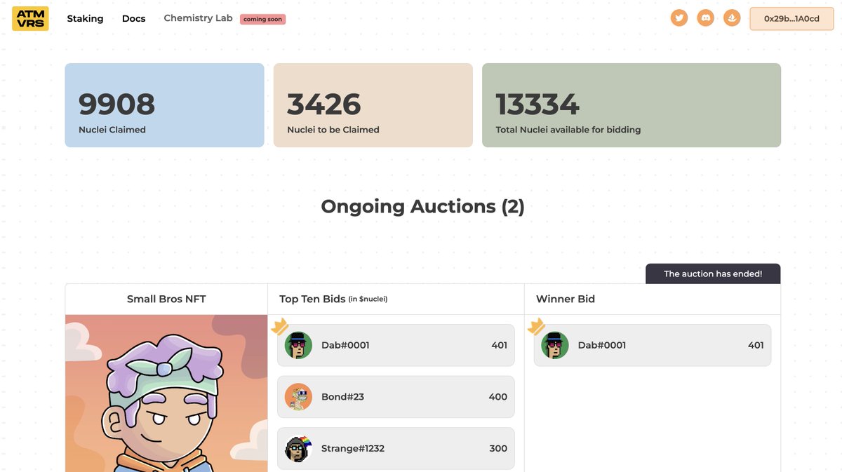 theatomverse's tweet image. Wen Discord Store? 

!Soon.

#NFTs #NFTCommunity #NFTProject