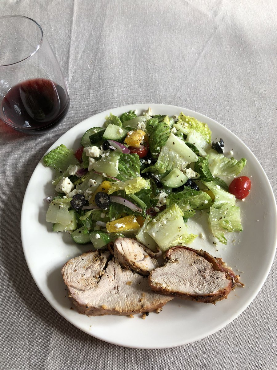 deanyoungmusi's tweet photo. #eatwhatyouharvest Enjoying bacon wrapped #wildturkey a glass of red & homemade #greeksalad tonight!
#bbqfood #bbqwildgame #jake
#deanyoung
#weatherby
#remingtonnitromag
#quakerboy
#whatgetsyououtdoors
#wildgame #lovetheoutdoors #wildturkeyhunting #jacksontriggs #smoothred https://t.co/vLgooOlZWv