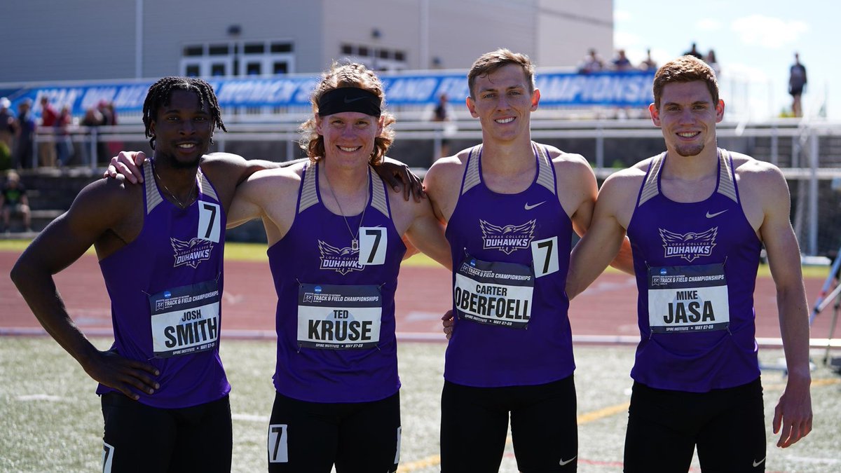 LorasAthletics's tweet photo. .@LorasTrack (M) Celebrate All-America Honors at @NCAADIII Outdoor Track and Field Championship https://t.co/lcbKqLjX5N #GoDuhawks https://t.co/sqOgtN5voZ