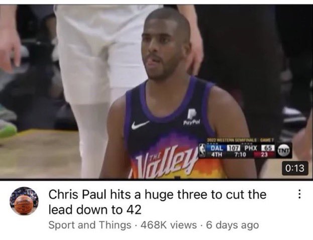 RT @HaterMuse: Chris Paul always shows up when his team needs him the least 💯💪 https://t.co/V0YzBEIZNN