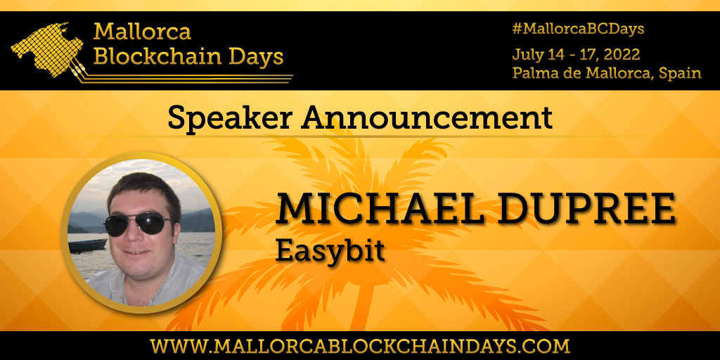 MallorcaBCDays's tweet photo. Welcome the one and only Michael Dupree.π©π»π©
#easybit #bitcoin #mallorca https://t.co/q76nWgL8Md