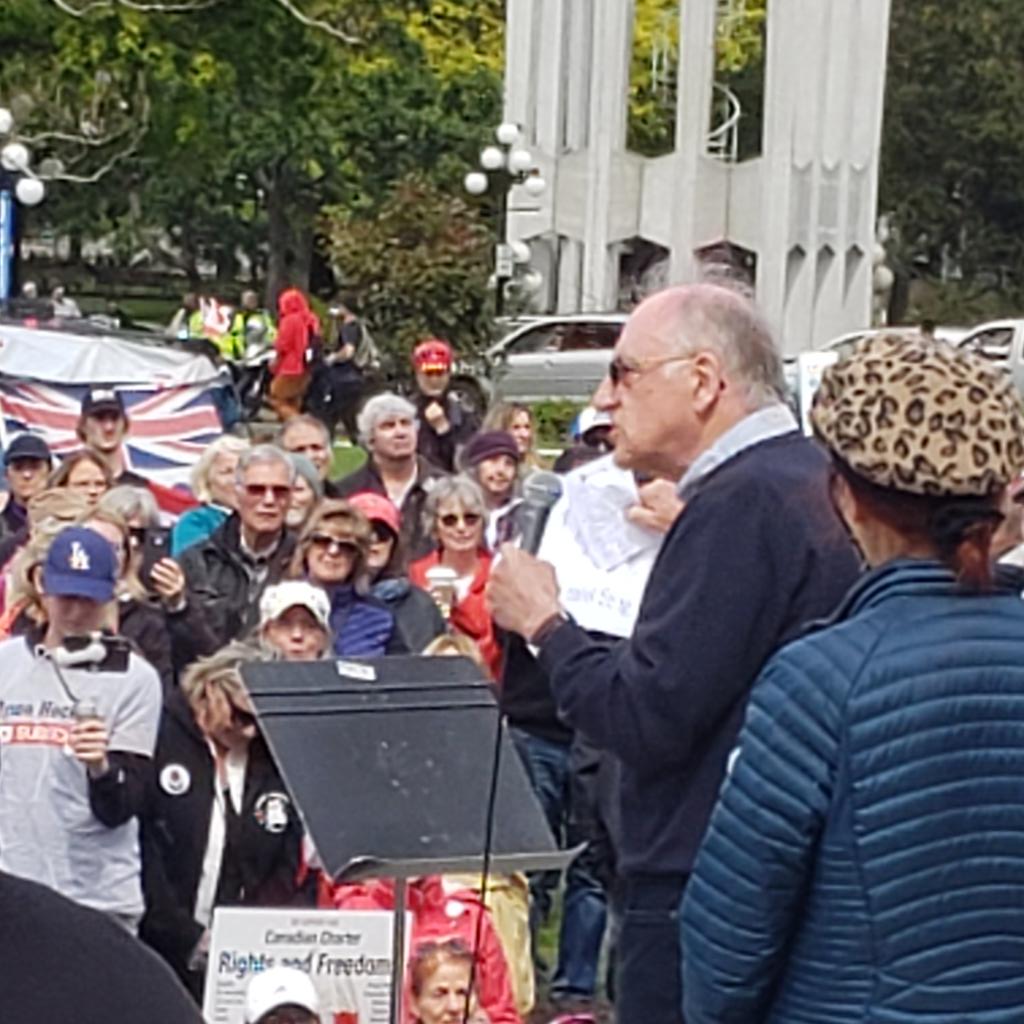 Hon A. Brian Pickford speaking at BC Legislature right now.
'We are standing on the shoulders..of a lot of people who fought for freedom' (paraphrased)

Proposal...