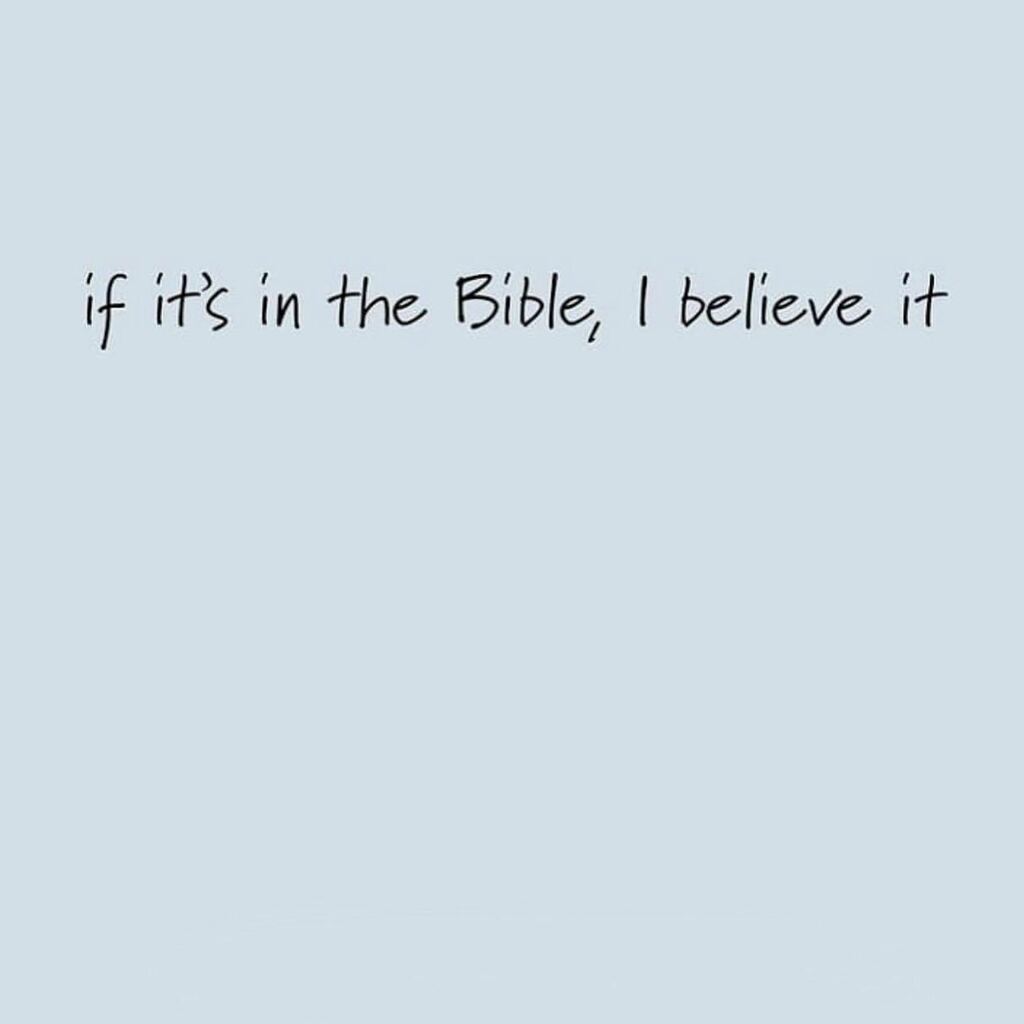 God said it, I believe it, that settles it! #believegod

If God said it, He'll perform it. #believegodsword

If God couldn't do it, He wouldn't have said it. #believeingodsword

If God said it, He will do it.

God is not a human who lies or a mortal who … instagr.am/p/CeHiTtLL52y/