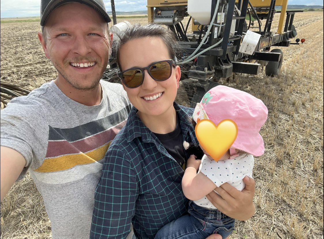 PTRI_18's tweet photo. Another year off to a great start. We couldn’t do what we do without the support of our family and our staff. Thanks to them, we’re able to do what we love, and still be there for our little girl. Looking forward to another great year doing research in southern SK 🌱 https://t.co/QR99s7RcPb