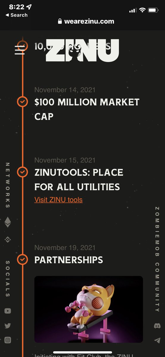 icewomble's tweet photo. $100 million market cap will be in no time happy dayz to be apart of the #ZombieMob #ZINU #d3m @ohDotss @Burnedine1981 @goosey1309 #zmss https://t.co/T3fvvZIp2x